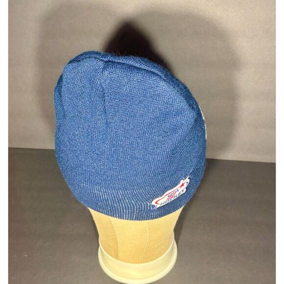 Labatt USA Hockey Beanie Blue Knit Hat Winter Cap Beer Logo One Size - Picture 4 of 4